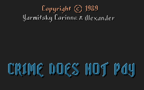 Crime ne Paie Pas (Le) atari screenshot