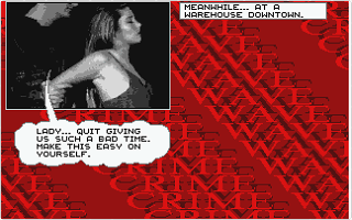 Crime Wave atari screenshot