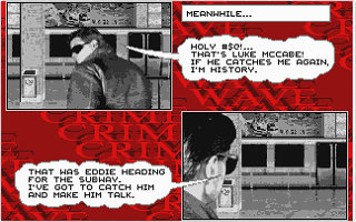Crime Wave atari screenshot