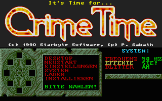 Crime Time atari screenshot