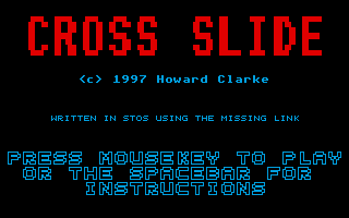 Cross Slide atari screenshot