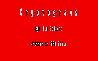 Cryptograms