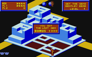 Crystal Castles atari screenshot