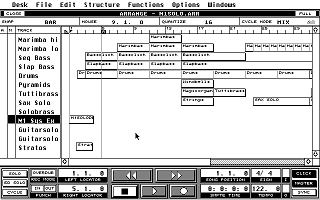 Cubase atari screenshot