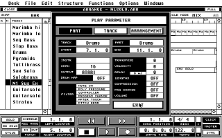 Cubase atari screenshot