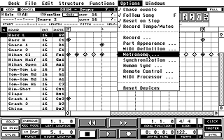 Cubase atari screenshot