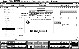 Cubase atari screenshot