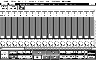 Cubase atari screenshot