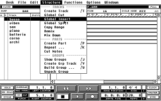Cubase atari screenshot