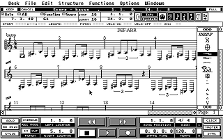 Cubase atari screenshot