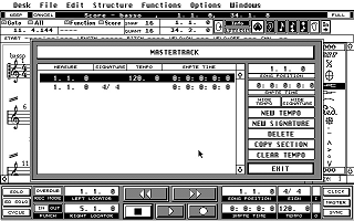 Cubase atari screenshot
