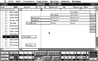 Cubase atari screenshot