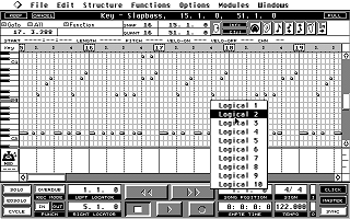 Cubase atari screenshot