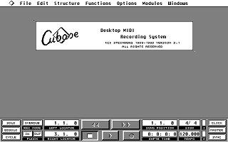 Cubase atari screenshot