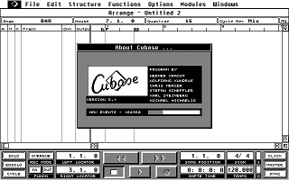 Cubase atari screenshot