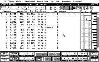 Cubase atari screenshot