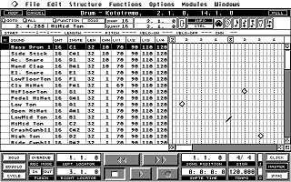 Cubase atari screenshot