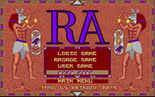 Curse of Ra (The) atari screenshot