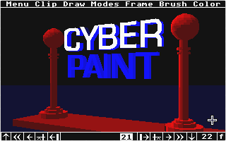 Cyber Paint atari screenshot