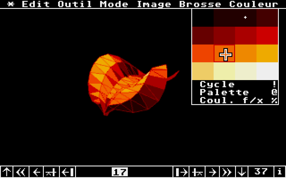 Cyber Paint atari screenshot