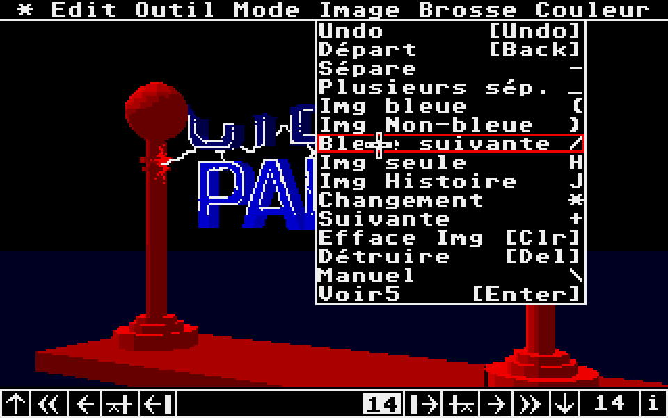 Cyber Paint atari screenshot