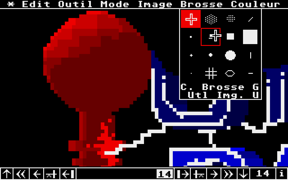 Cyber Paint atari screenshot