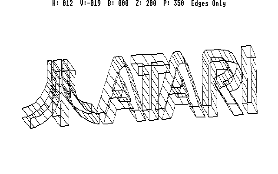 Cyber Sculpt atari screenshot