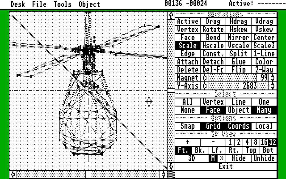 Cyber Sculpt atari screenshot