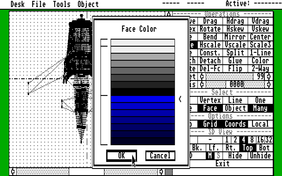 Cyber Sculpt atari screenshot