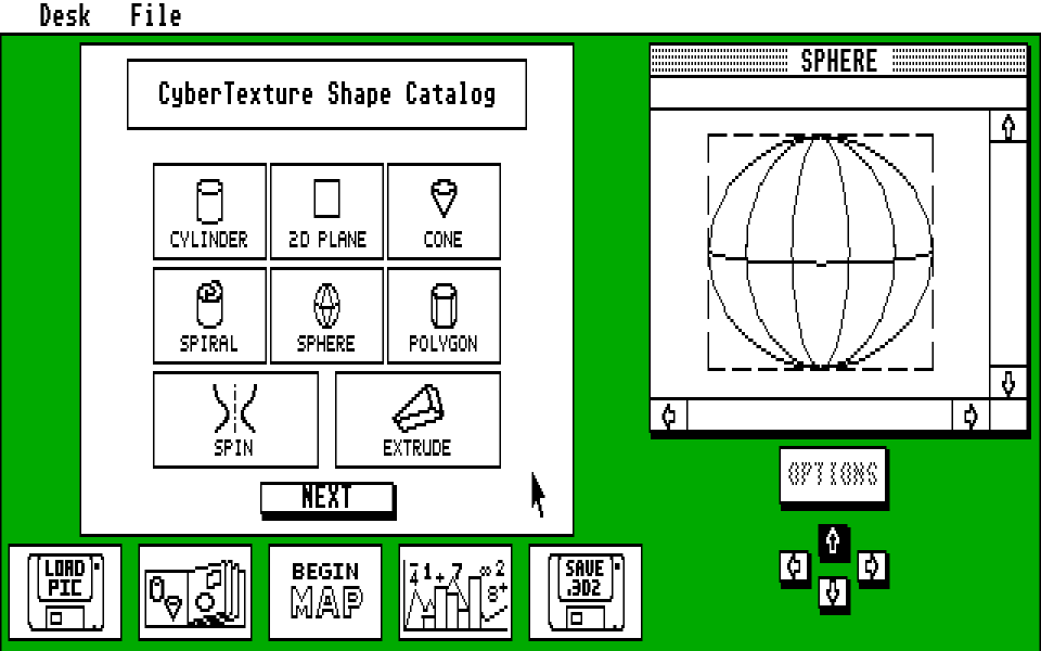 CyberTexture atari screenshot