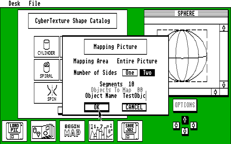 CyberTexture atari screenshot