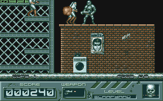 Cybercop atari screenshot
