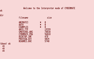 Cybermate atari screenshot