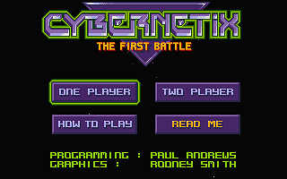 Cybernetix - The First Battle atari screenshot