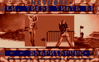 Cyberpunk atari screenshot