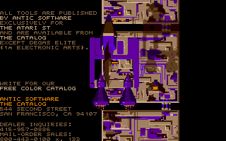 Cyberscape atari screenshot