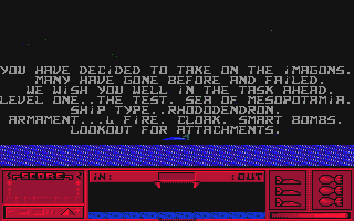 Cyberstorm atari screenshot