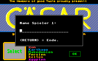Cäsar atari screenshot