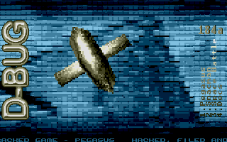 D-Bug 184a Intro atari screenshot