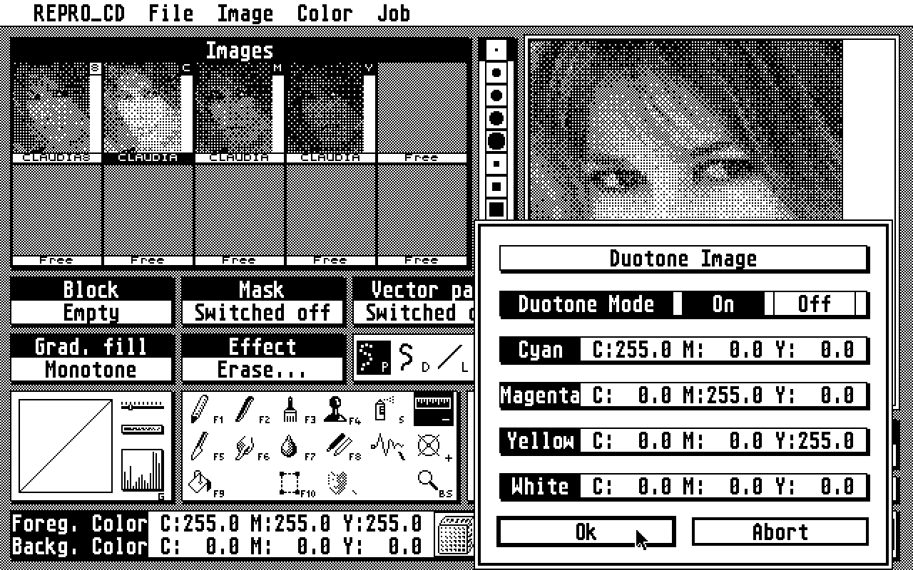 DA's Repro atari screenshot