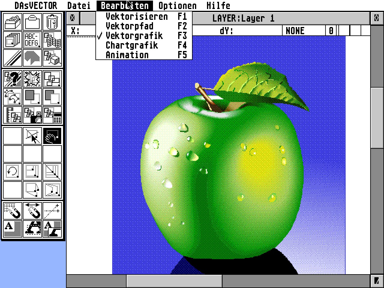 DA's Vector Pro atari screenshot