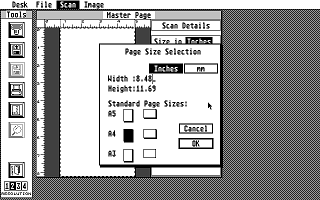 Daatascan Professional atari screenshot