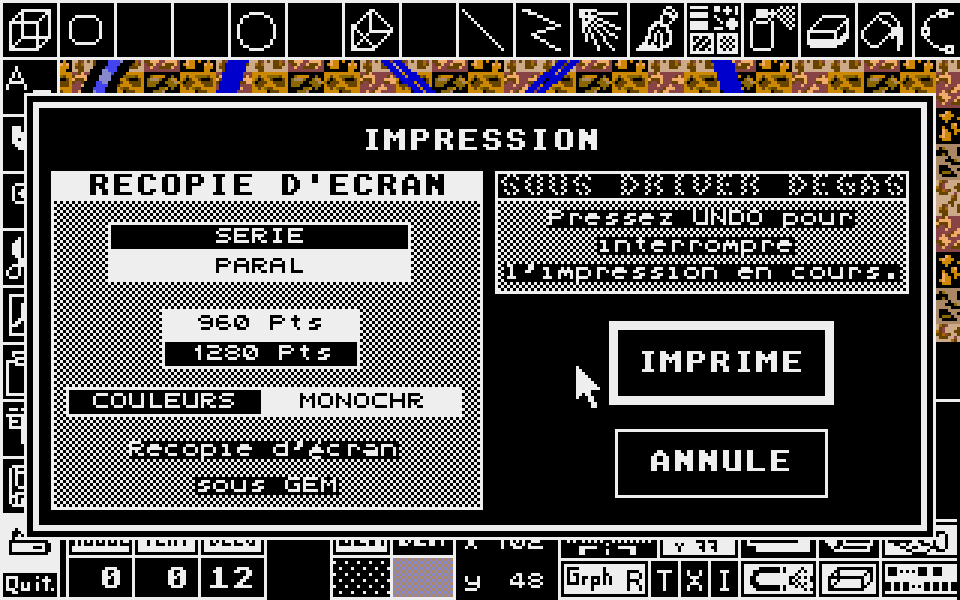 Dali atari screenshot