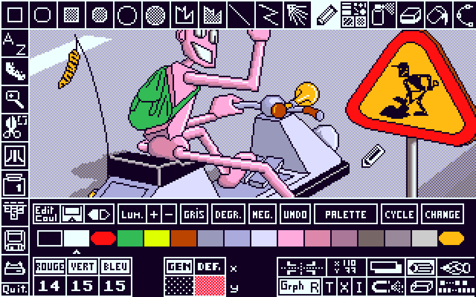 Dali atari screenshot