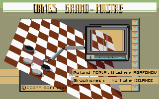 Dames Grand-Maître atari screenshot