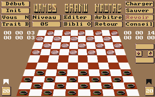 Dames Grand-Maître atari screenshot