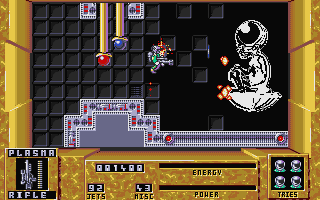 Dan Dare III - The Escape atari screenshot