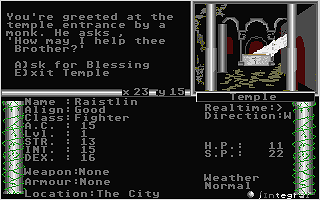 Dangimere Module I - The Awakening atari screenshot
