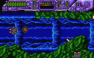 Darius+ atari screenshot