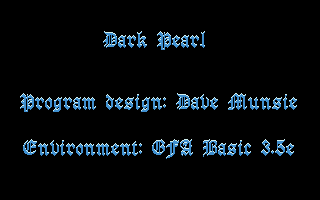 Dark Pearl atari screenshot